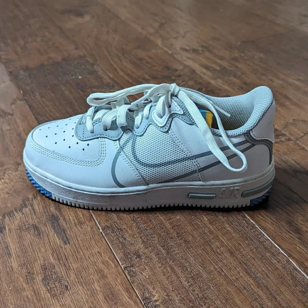 Nike Air Force 1 React D/MS/X 4Y - Picture 2 of 11